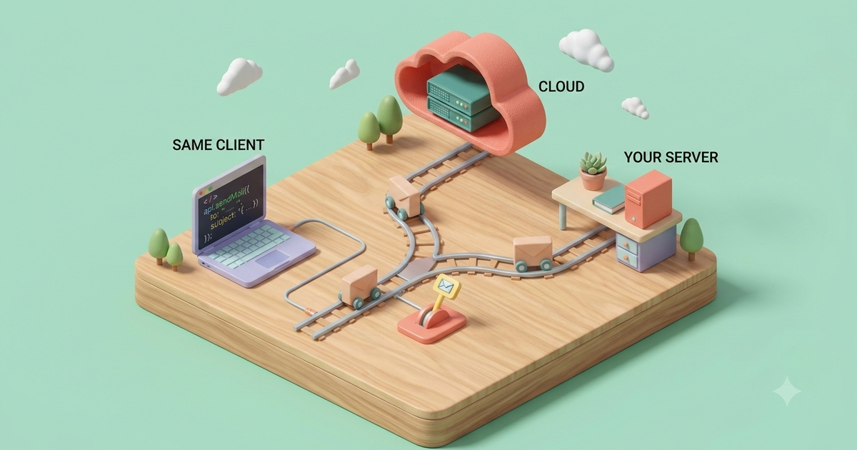 Announcing the MailKite Server developer API: use the client against your own server